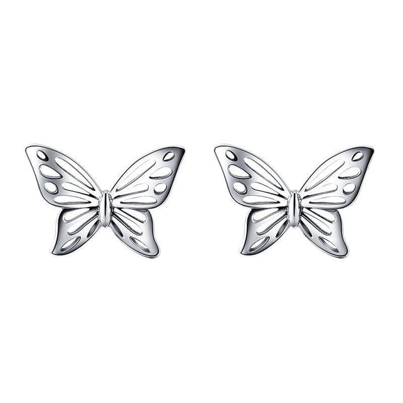 Boucles d' Oreilles Argent Papillon