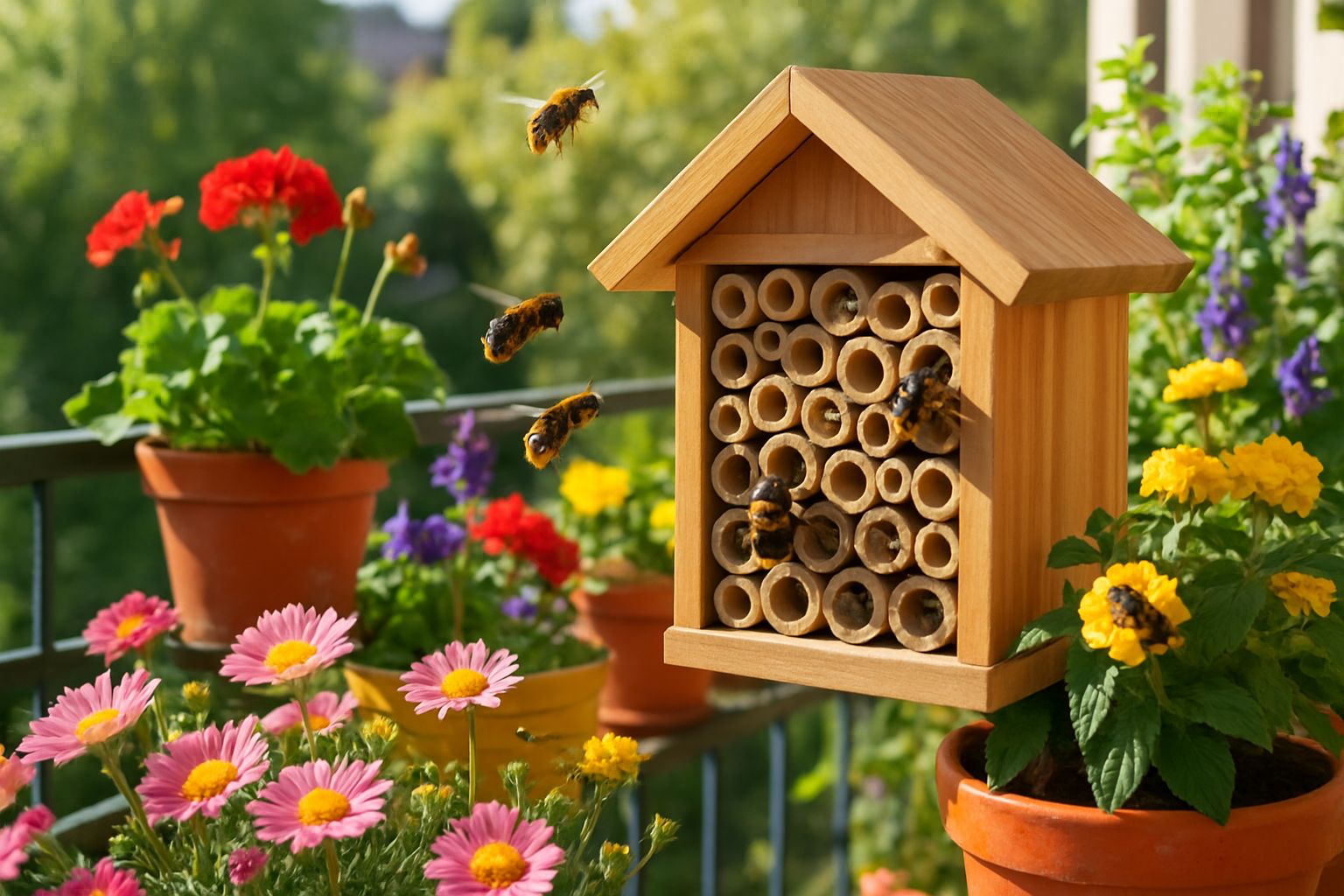 découvrez comment créer un refuge idéal pour les abeilles maçonnes sur votre balcon. apprenez les meilleures pratiques pour aménager un habitat sécurisé, comprendre les besoins de ces pollinisateurs essentiels et participer à la protection de la biodiversité tout en embellissant votre espace extérieur.