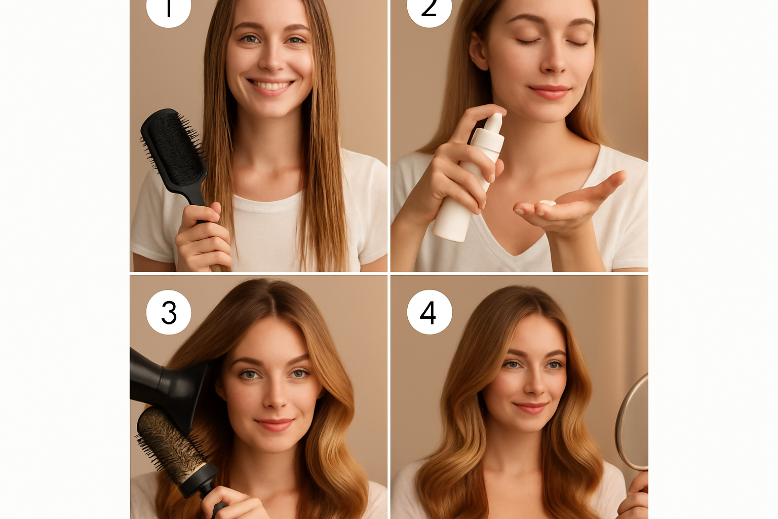 Réaliser un brushing glamour en cinq étapes simples 1 découvrez comment réaliser un brushing glamour en cinq étapes simples ! transformez votre coiffure avec des conseils faciles à suivre pour un look élégant et impeccable, parfait pour toute occasion.