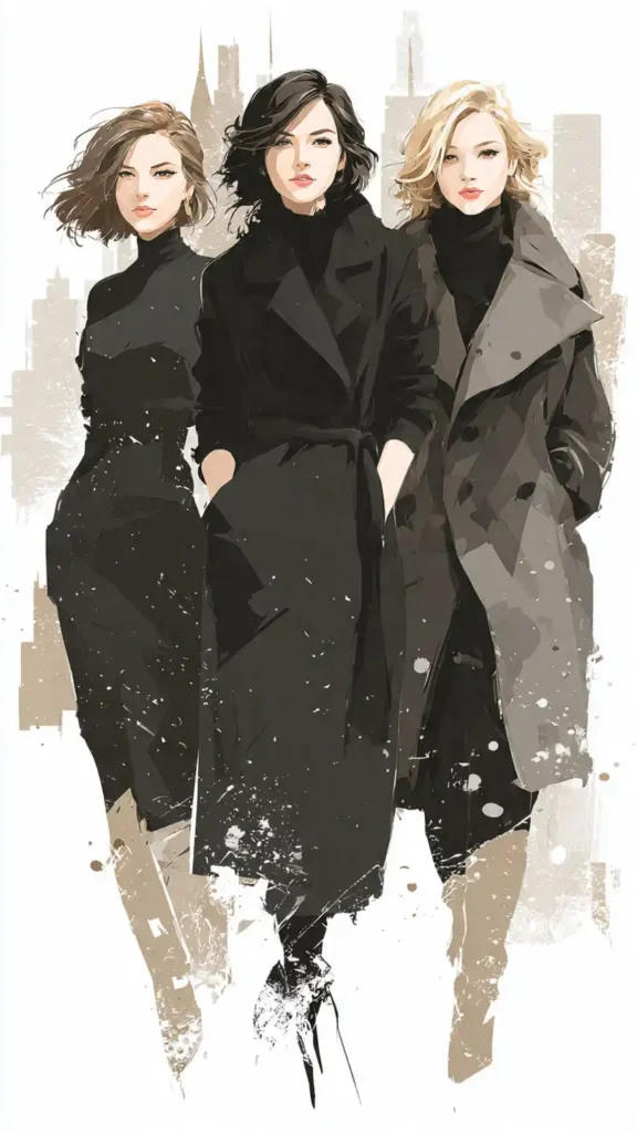 Coupe du manteau cintre droit oversize