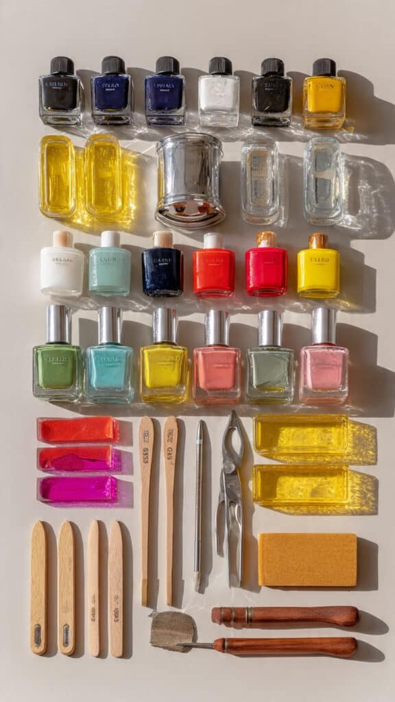 La Révolution de la Manucure Semi-Permanente à la Maison 2 Kit complet Meanail produits en situation