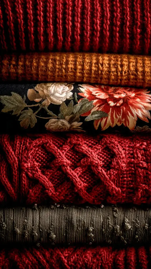 Matieres chaudes maille laine velours