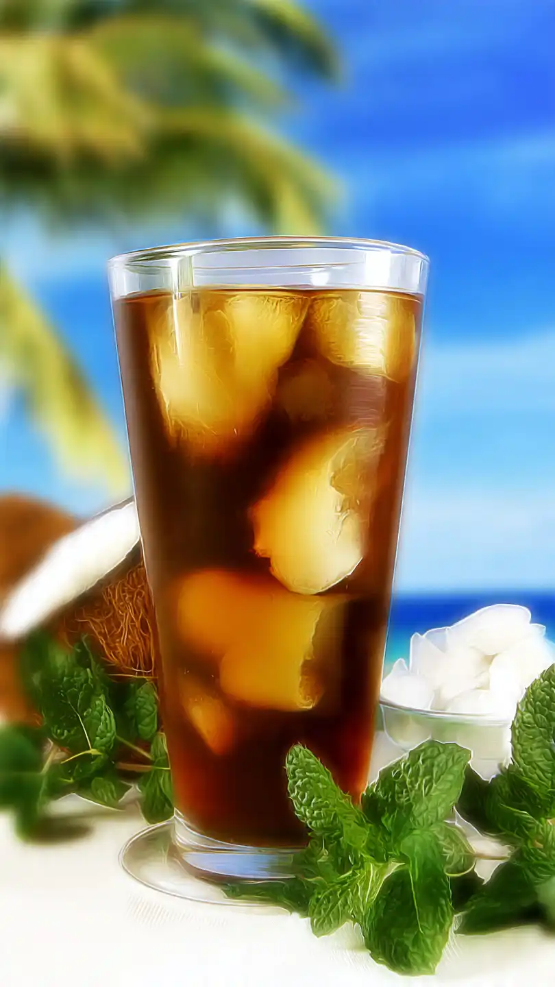 boisson de bissap glac e dans un grand