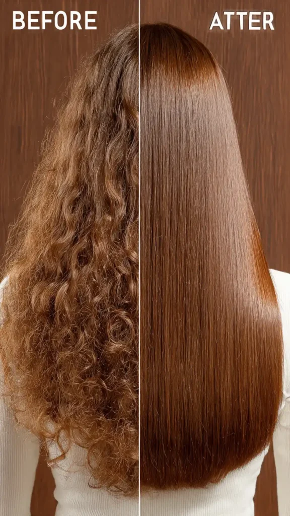 Produit pour lisser les cheveux : mon guide ultime 2025 pour une chevelure de rêve (sans l'abîmer !) 4 chevelure boucl e m tamorphos e en cheveux raides style