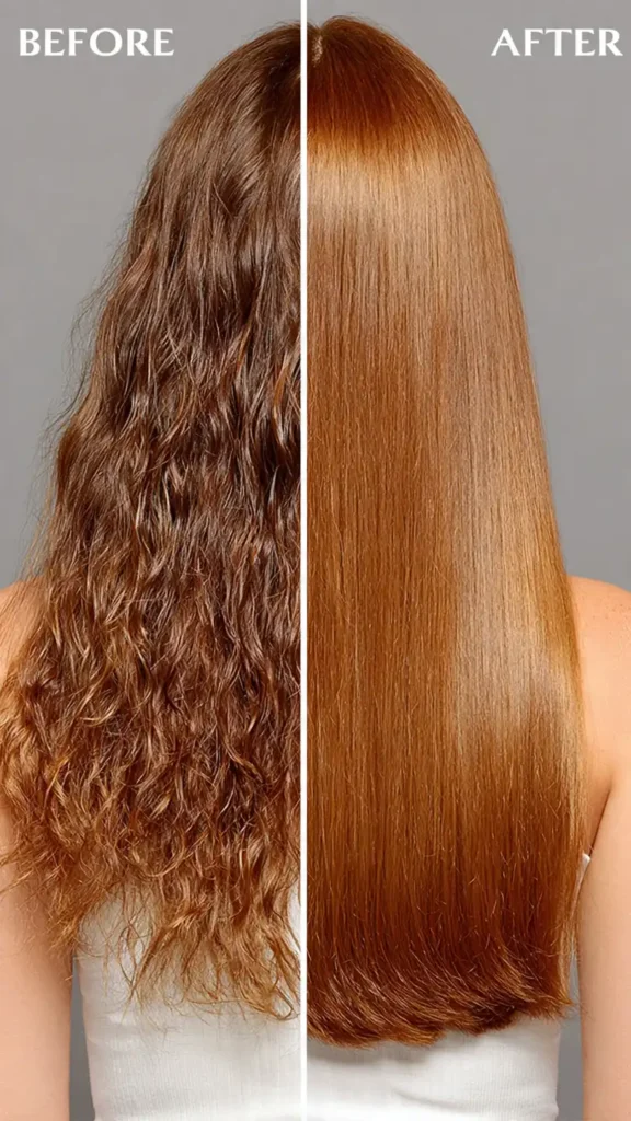 Brosse Poil de Sanglier : Le Secret Naturel pour une Chevelure de Rêve 5 comparaison de cheveux clatants apr s brossage contre