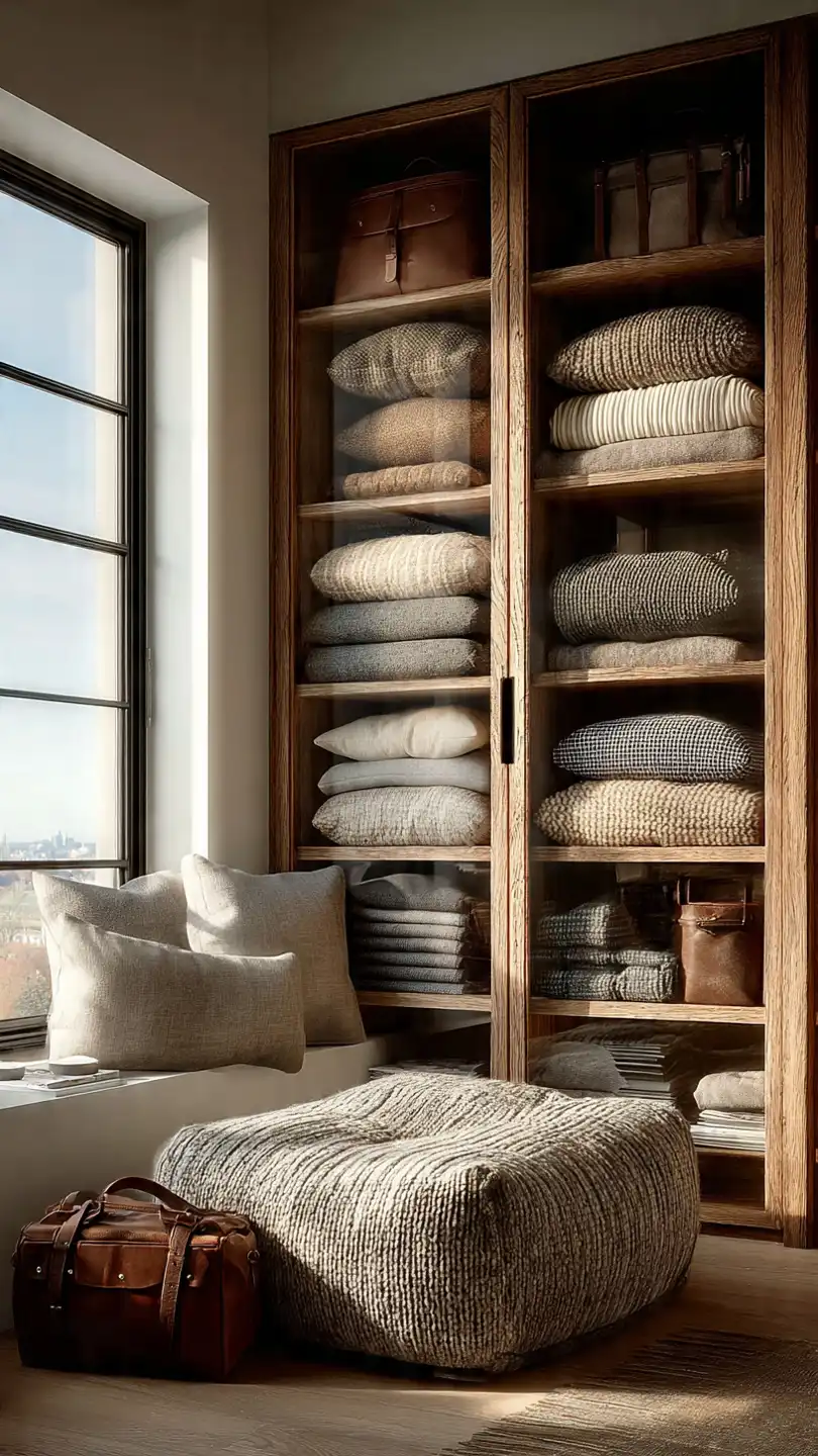 Idée de Déco Chambre : 10 Inspirations pour Créer votre Sanctuaire Personnel 7 modern open wardrobe transparent doors organized clothes