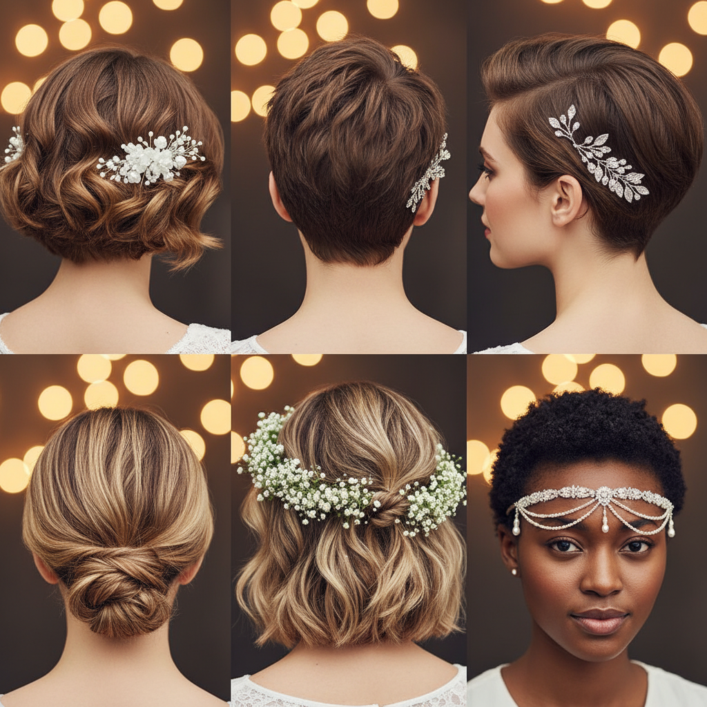 découvrez des idées et conseils pour sublimer vos cheveux courts le jour de votre mariage. trouvez le look parfait pour une coiffure élégante et tendance.
