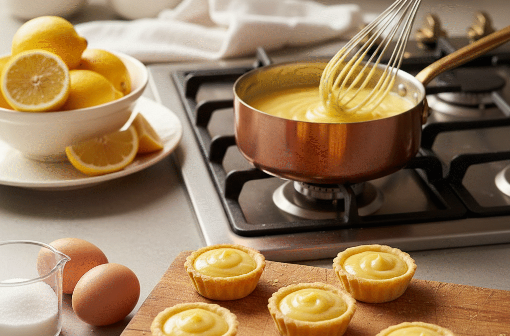 Comment réussir une crème citron parfaite pour vos tartelettes