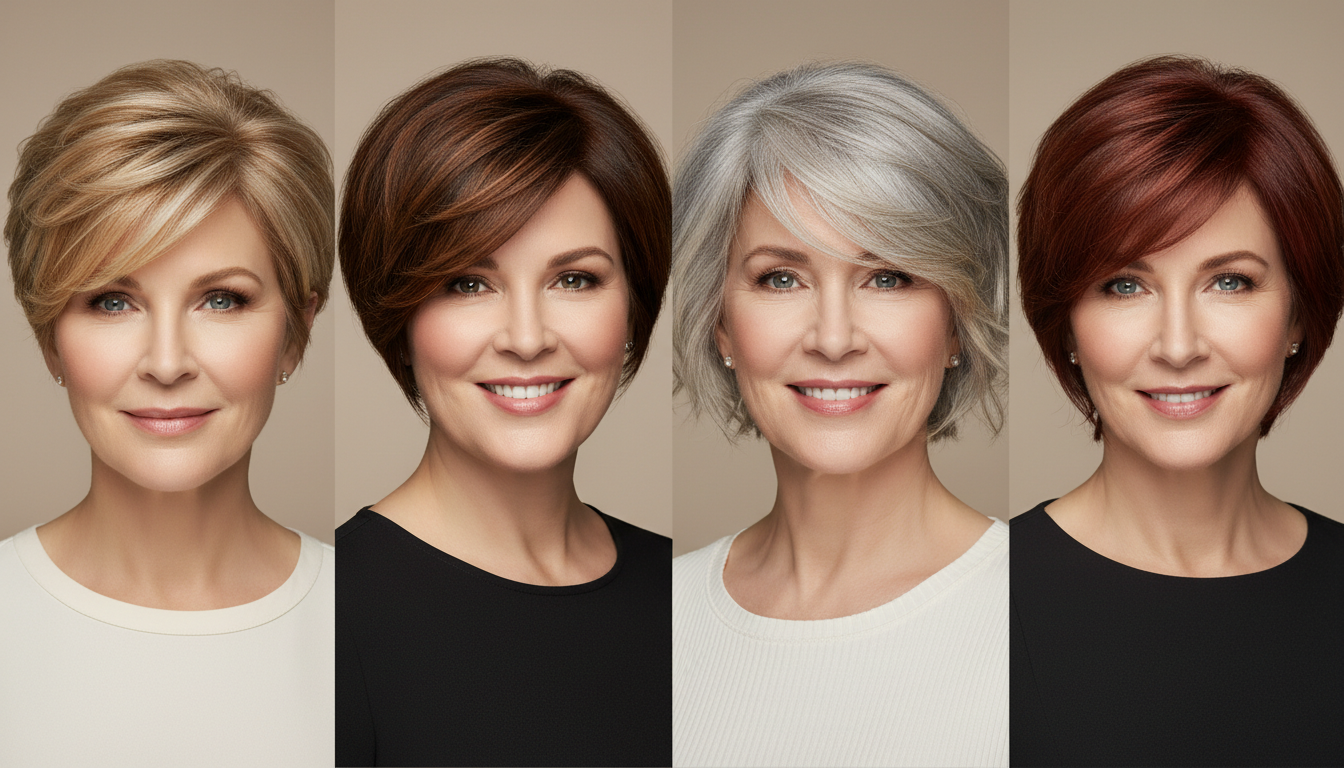 découvrez comment choisir la coupe courte effilée parfaite après 50 ans, adaptée à la forme de votre visage pour sublimer votre style avec élégance.