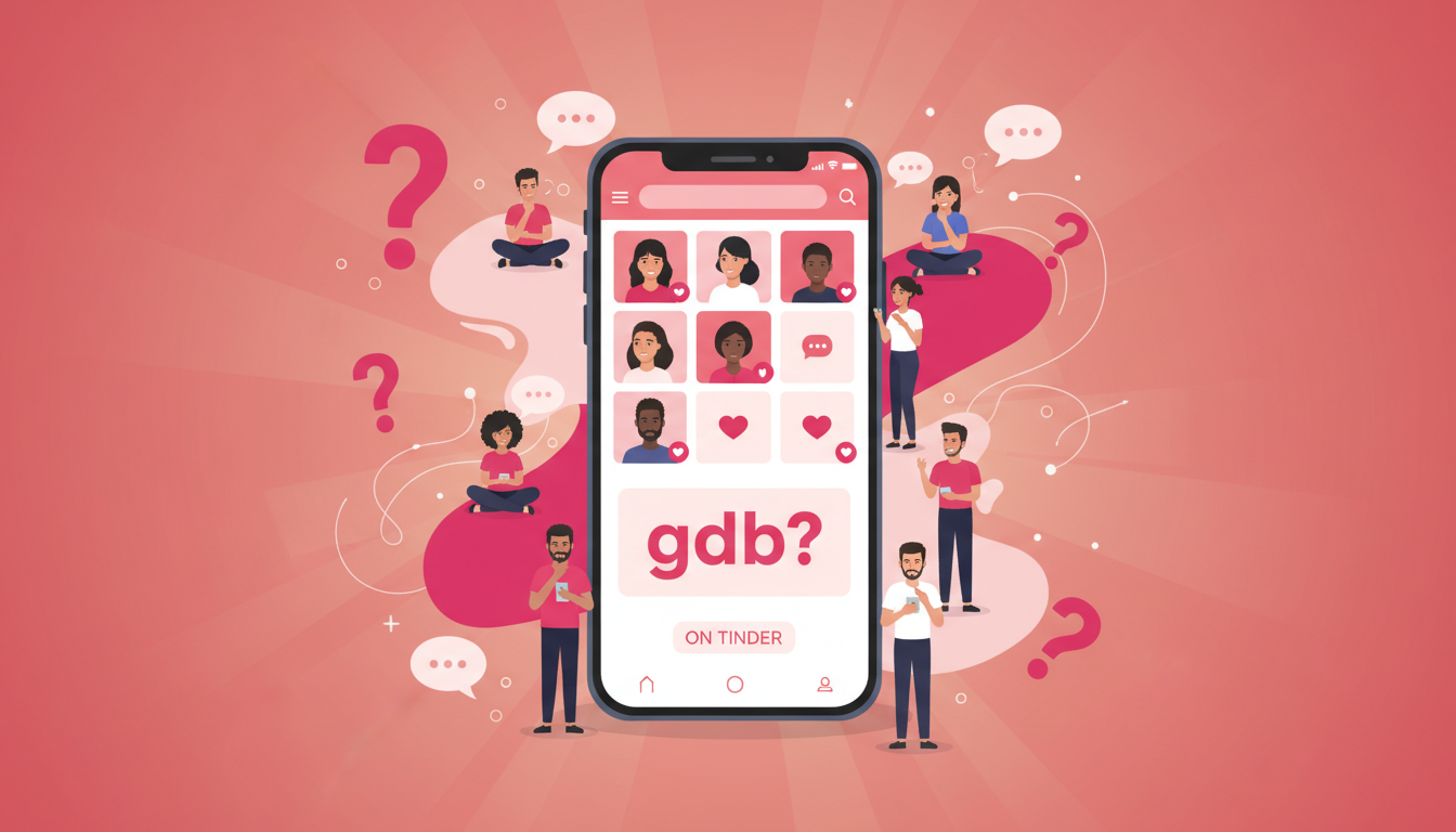 découvrez la signification de l'acronyme gdb sur tinder et comprenez son utilisation dans les conversations pour mieux naviguer sur l'application de rencontre.