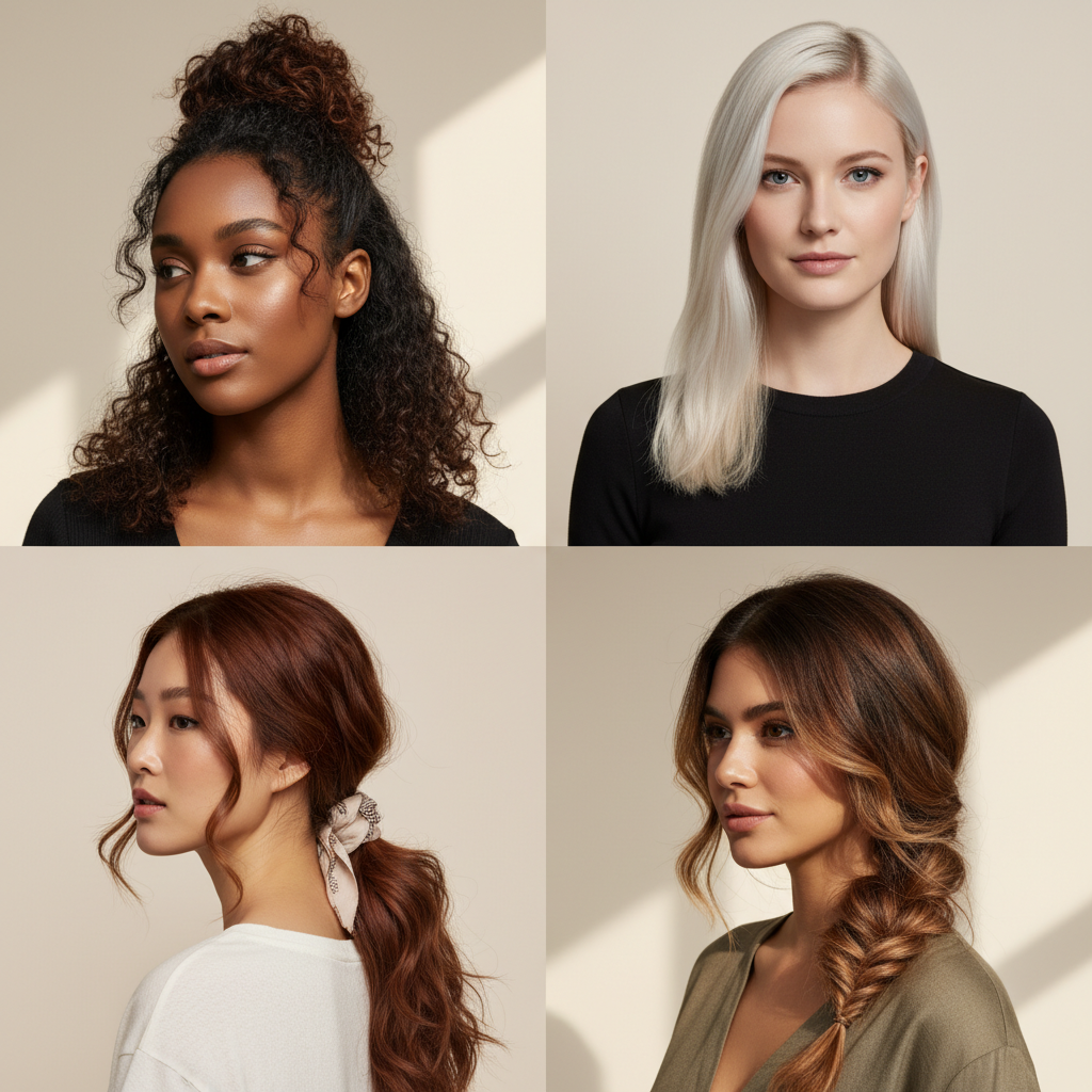 découvrez nos idées coiffure pour femme aux cheveux mi-longs, des styles tendance et faciles à adopter au quotidien pour sublimer votre look.