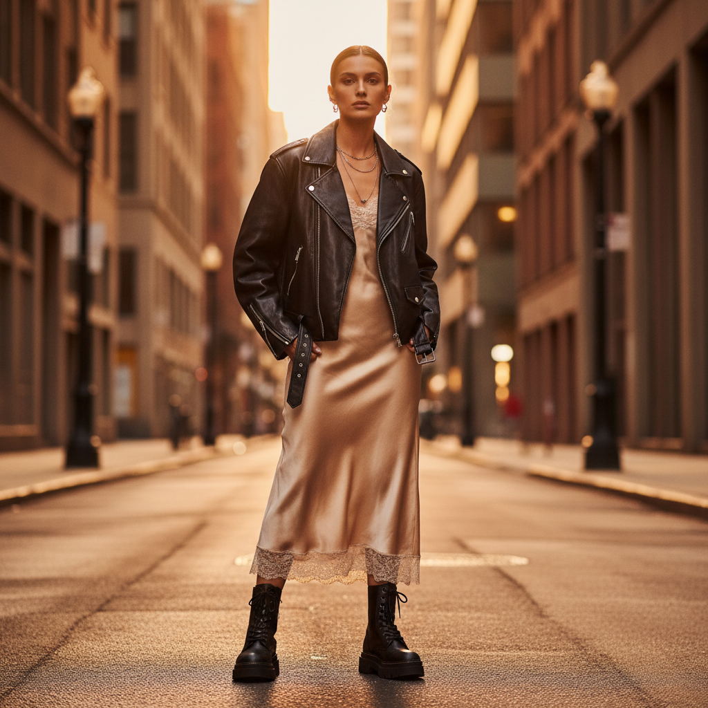 découvrez le style edgy à travers notre guide complet : comprenez ses traits distinctifs et trouvez l'inspiration mode pour adopter une allure audacieuse et originale.