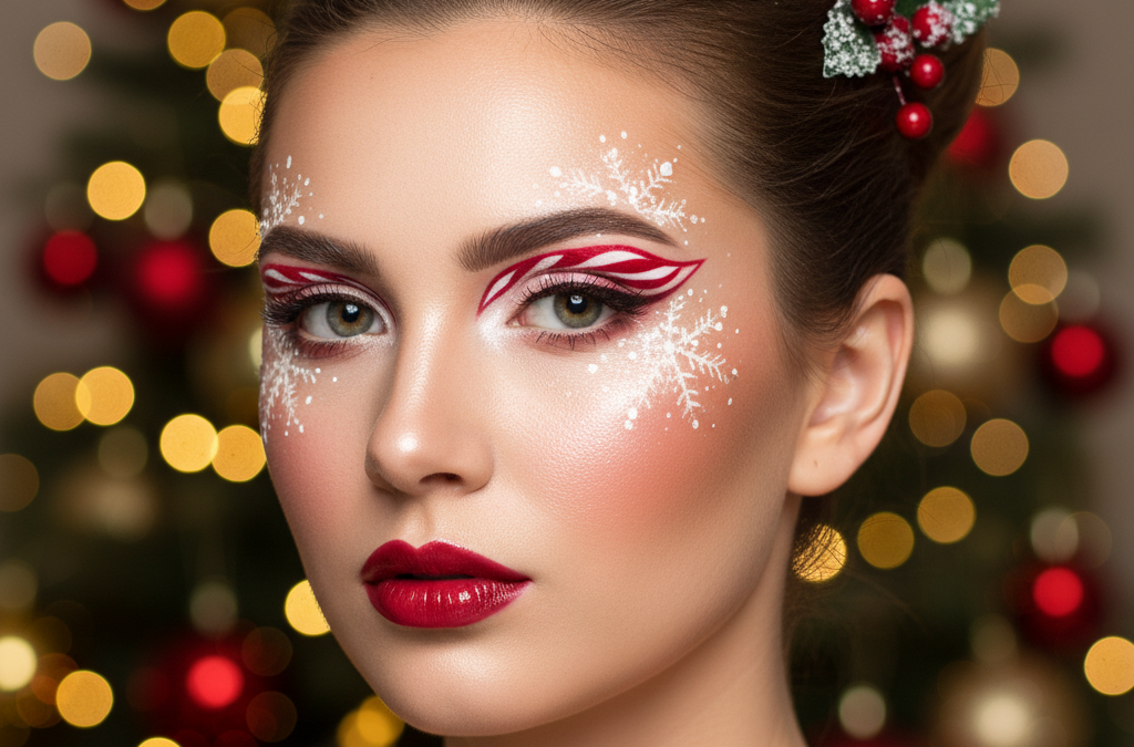 Noël en couleurs : 10 idées de maquillage créatif pour éblouir pendant les fêtes