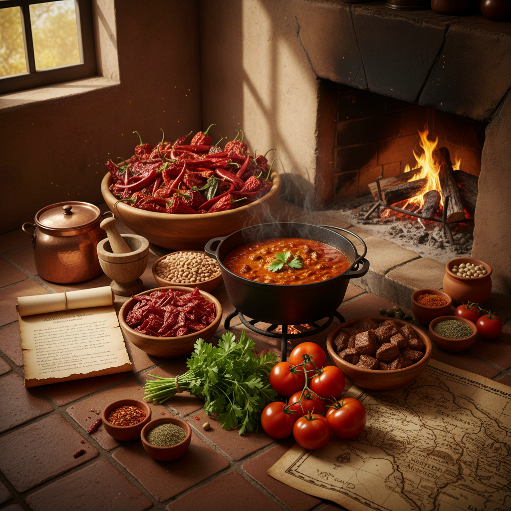 Origine et histoire du chili con carne : voyage au cœur d’un plat emblématique 1 découvrez l'origine et l'histoire du chili con carne, un plat emblématique riche en saveurs et en traditions, pour un voyage culinaire au cœur du mexique et du texas.