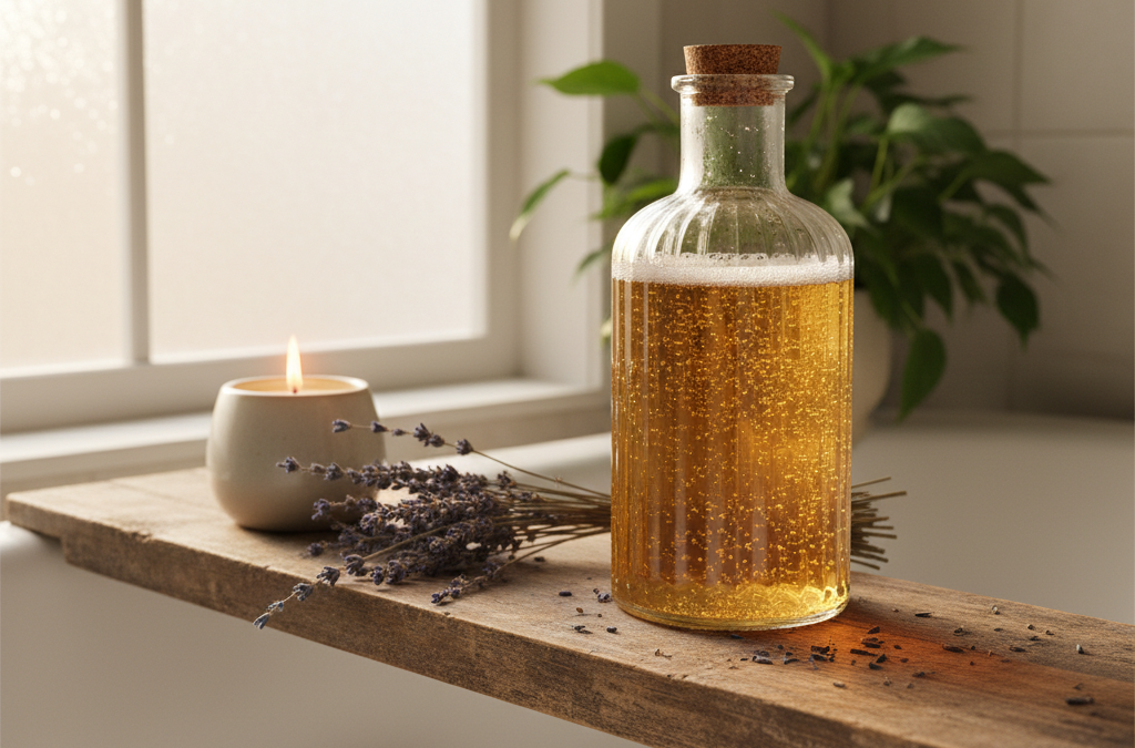 Recette maison pour un bain moussant naturel et apaisant