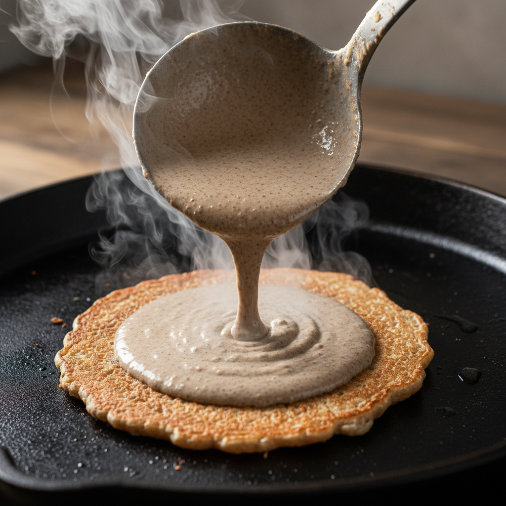 découvrez une recette simple et savoureuse de pâte à crêpes au sarrasin, idéale pour des crêpes croustillantes et délicieuses à savourer en toute simplicité.