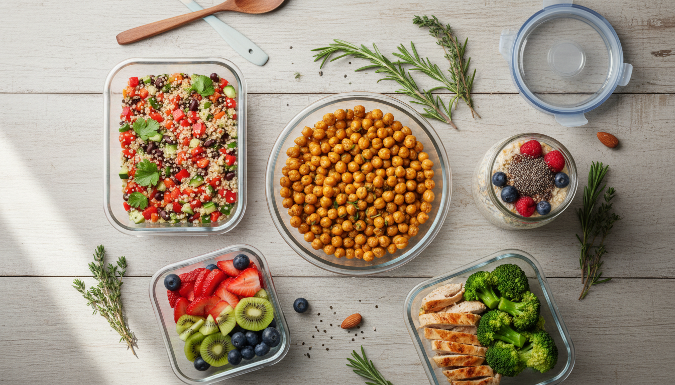 découvrez comment optimiser votre temps en cuisine avec notre recette de batch cooking, pour préparer tous vos repas de la semaine en une seule session efficace et gourmande.