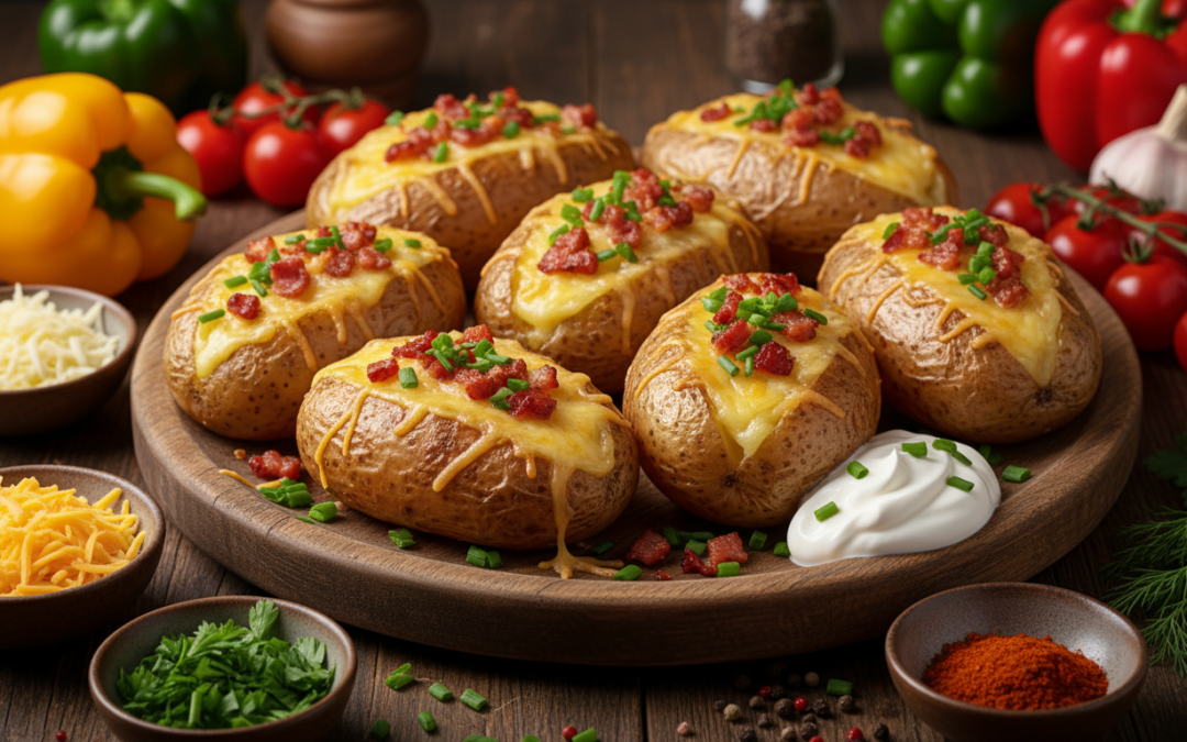 Recettes délicieuses pour des pommes de terre farcies faciles et gourmandes