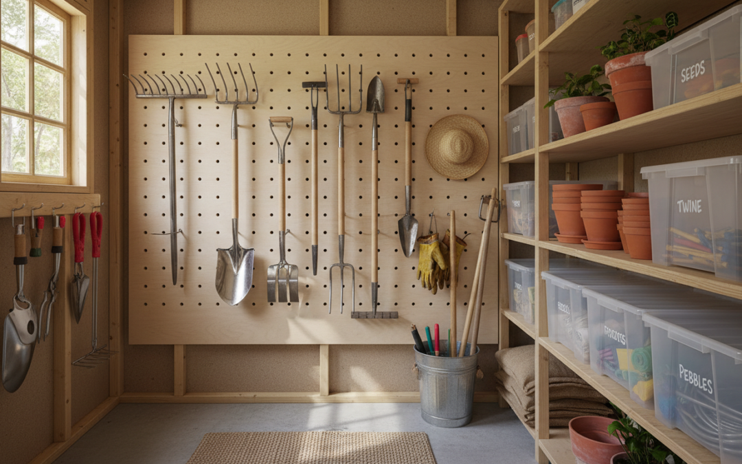 Accueil 1 Comment organiser efficacement le rangement des outils de jardin