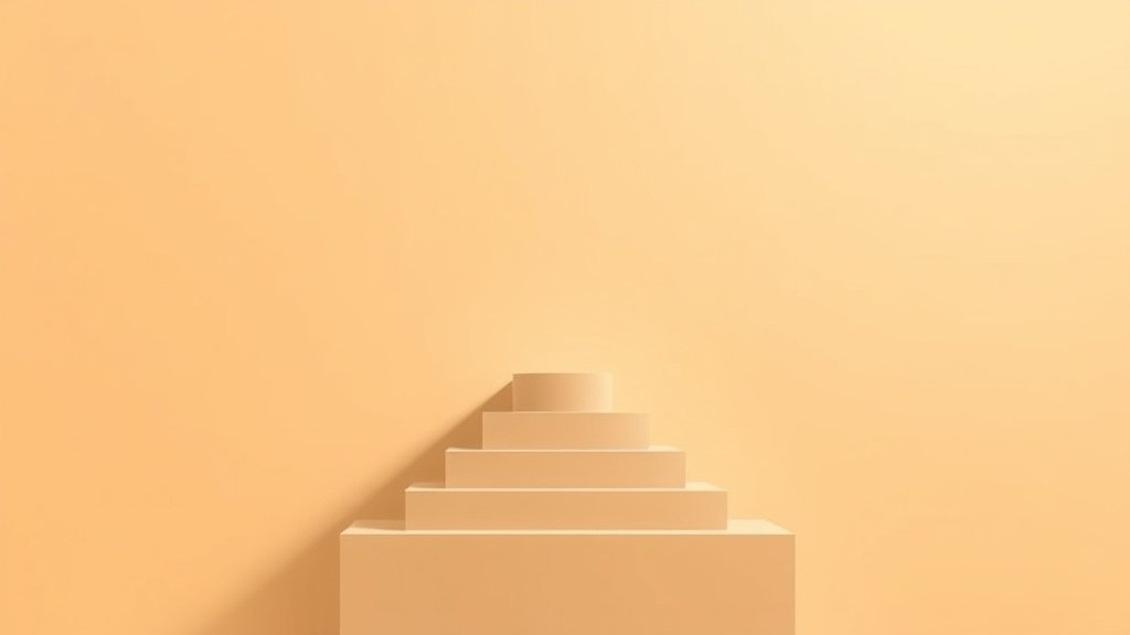 Illustration etapes progression minimalisme tri objets digital finances relations