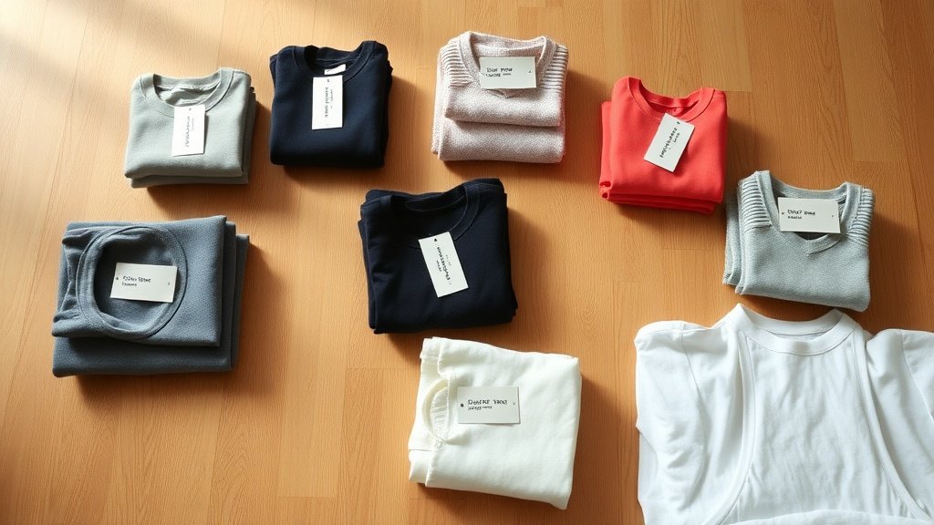 Illustration tri categories minimalisme garde donne vend jette methode simple