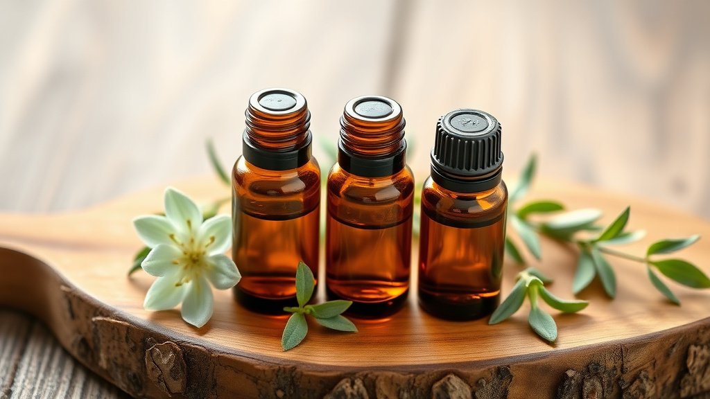 Illustration flacons synergies myrte rouge eucalyptus niaouli voies respiratoires